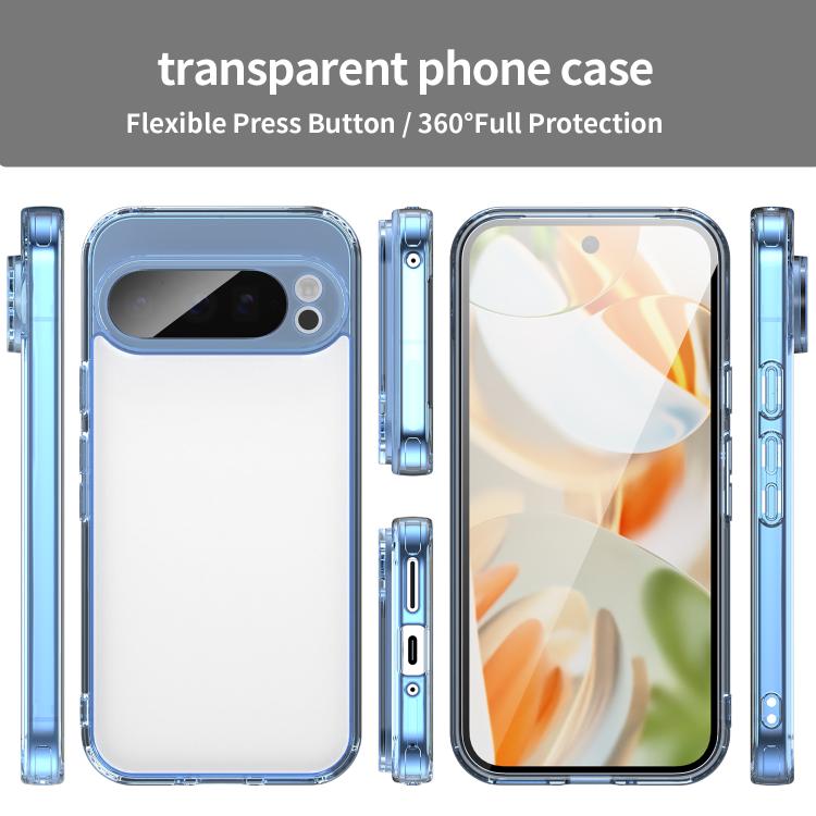 For Google Pixel 9 Pro PC Hybrid TPU Airbag Shockproof Phone Case