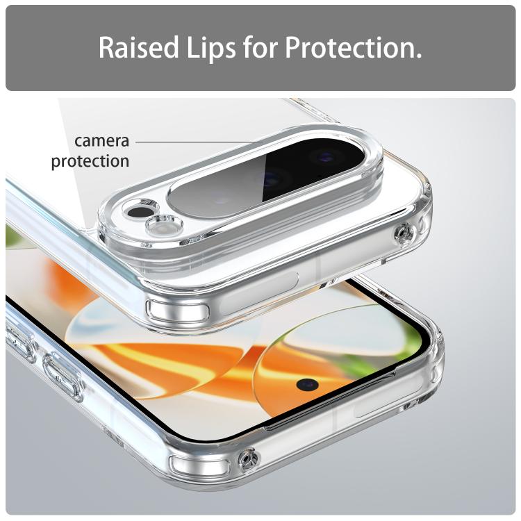 For Google Pixel 9 Pro PC Hybrid TPU Airbag Shockproof Phone Case
