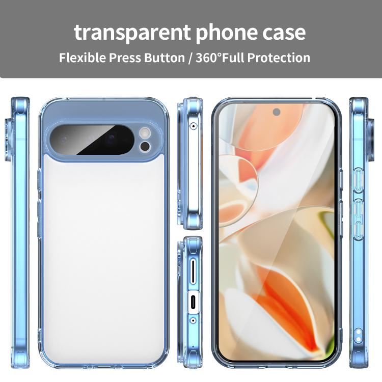 For Google Pixel 9 Pro XL PC Hybrid TPU Airbag Shockproof Phone Case