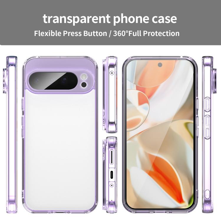 For Google Pixel 9 Pro XL PC Hybrid TPU Airbag Shockproof Phone Case