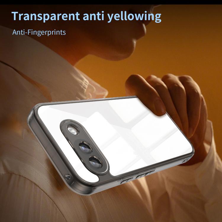 For Google Pixel 9a PC Hybrid TPU Airbag Shockproof Phone Case