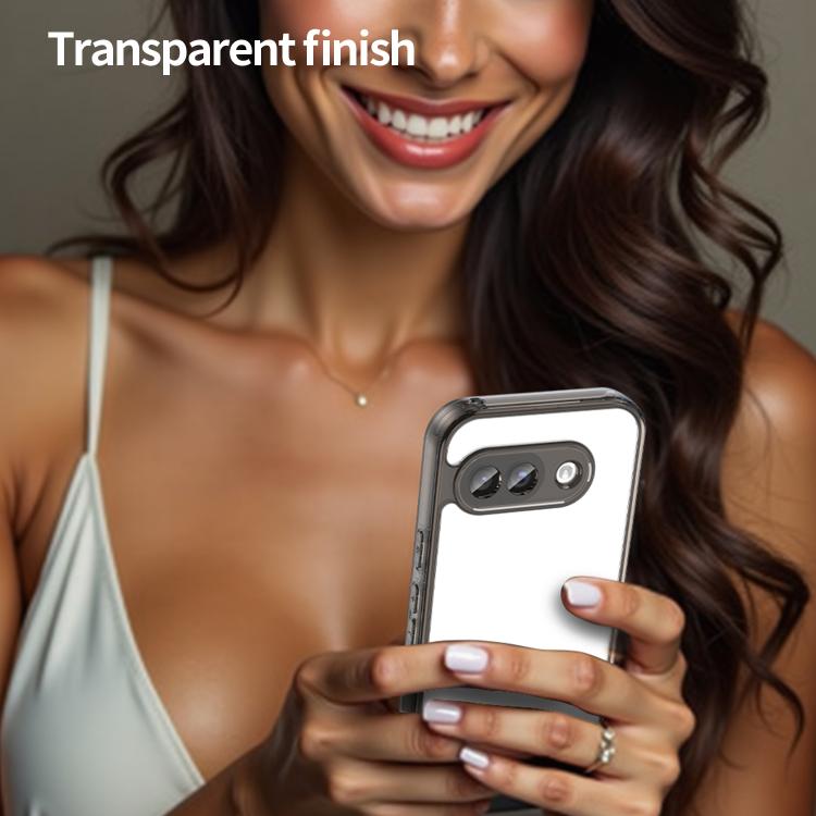 For Google Pixel 9a PC Hybrid TPU Airbag Shockproof Phone Case