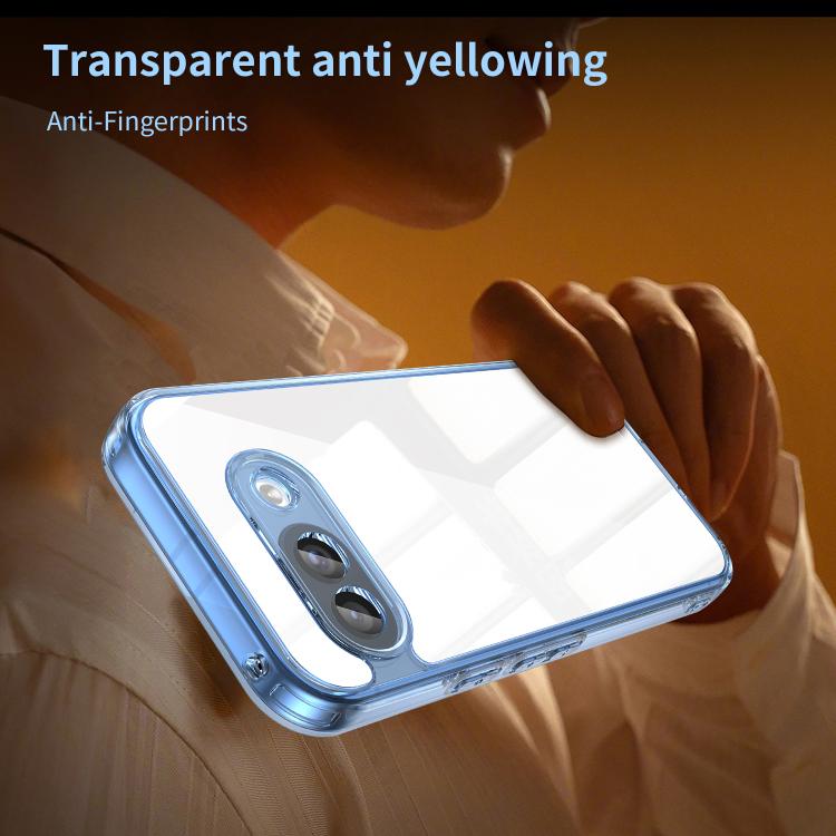 For Google Pixel 9a PC Hybrid TPU Airbag Shockproof Phone Case