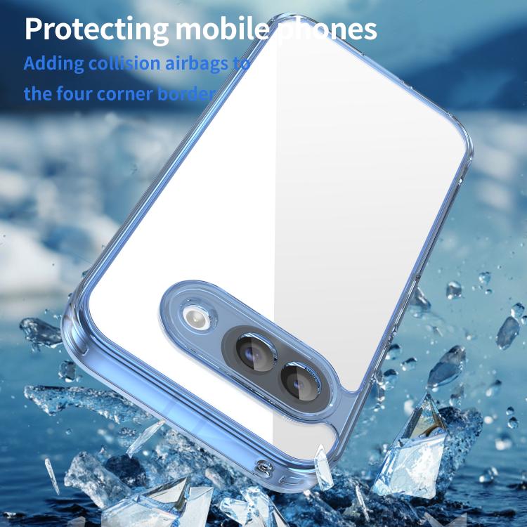For Google Pixel 9a PC Hybrid TPU Airbag Shockproof Phone Case