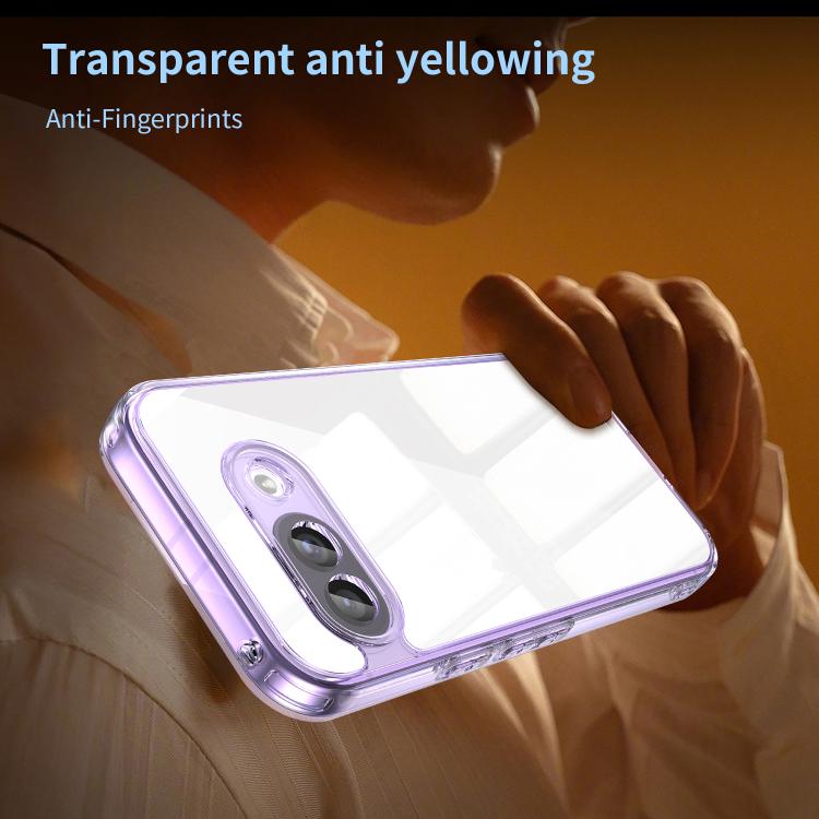 For Google Pixel 9a PC Hybrid TPU Airbag Shockproof Phone Case