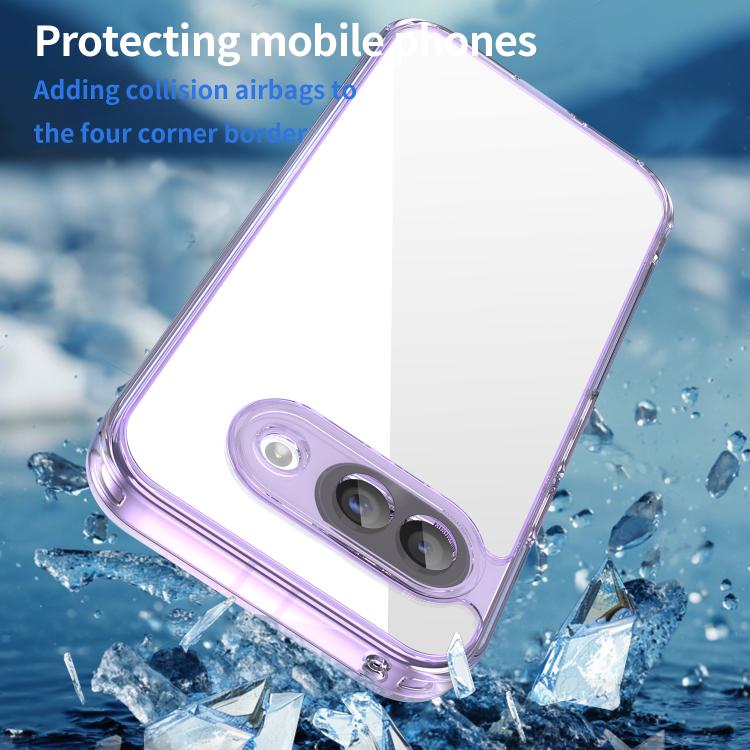 For Google Pixel 9a PC Hybrid TPU Airbag Shockproof Phone Case
