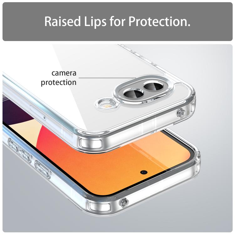 For Google Pixel 10a PC Hybrid TPU Airbag Shockproof Phone Case