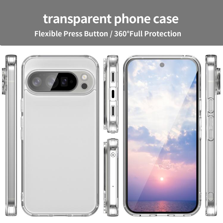 For Google Pixel 10 Pro XL PC Hybrid TPU Airbag Shockproof Phone Case