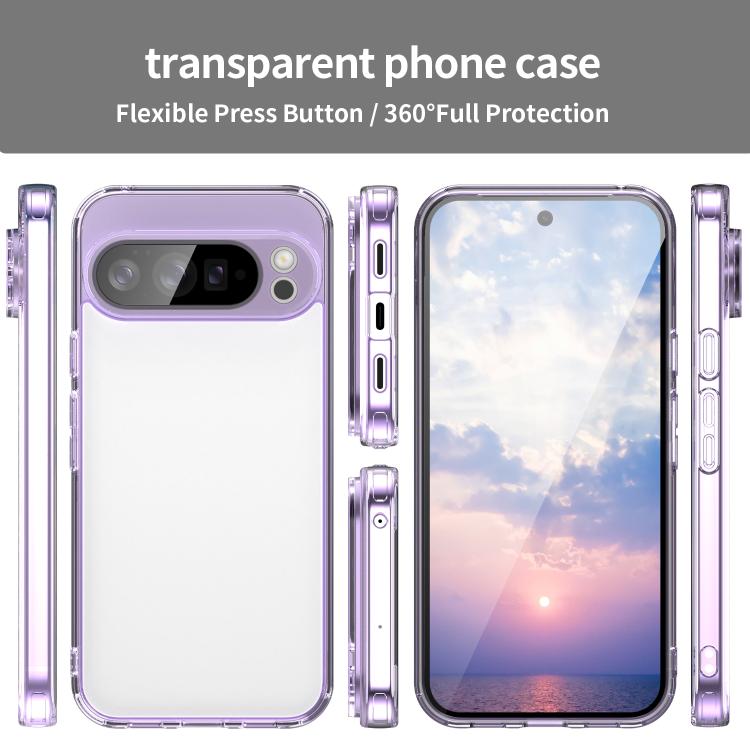 For Google Pixel 10 Pro XL PC Hybrid TPU Airbag Shockproof Phone Case