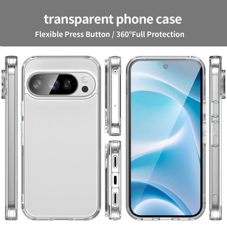 For Google Pixel 10 Pro PC Hybrid TPU Airbag Shockproof Phone Case