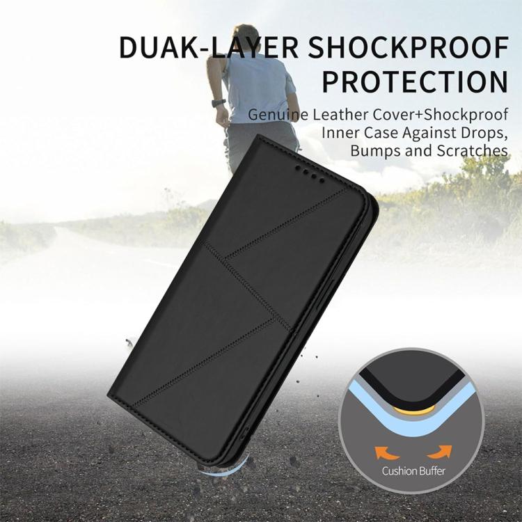 For Kyocera Android One S9 Strong Magnetic Frosted Flip Leather Phone Case