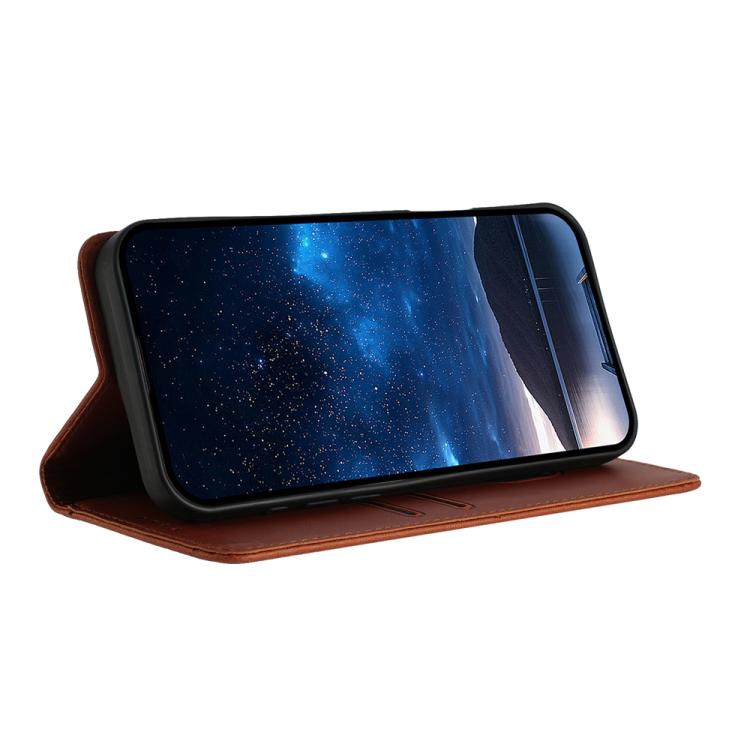 For Sharp Aquos Sense7 Strong Magnetic Frosted Flip Leather Phone Case