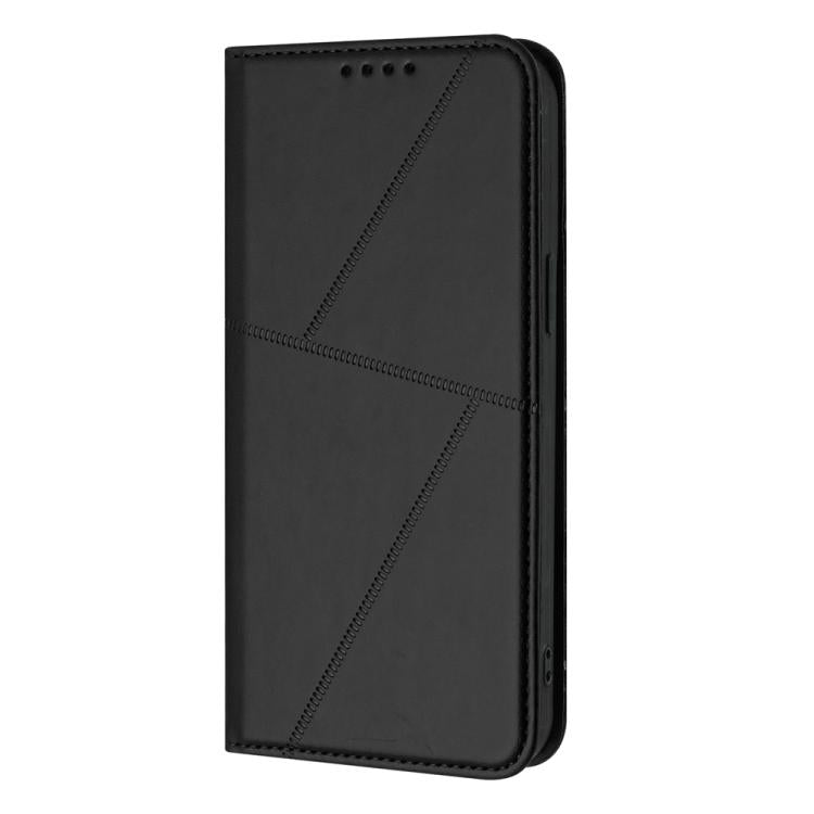 For Sharp Basio Active3 Strong Magnetic Frosted Flip Leather Phone Case