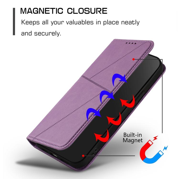 For Sharp Aquos R10 Strong Magnetic Frosted Flip Leather Phone Case