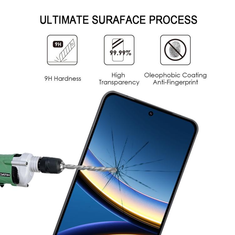 For Xiaomi Poco F7 25pcs 3D Curved Edge Full Screen Tempered Glass Film