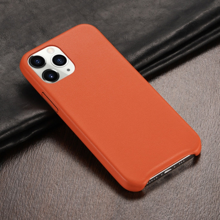 For iPhone 12 / 12 Pro Grain Leather Texture PU Protective Case