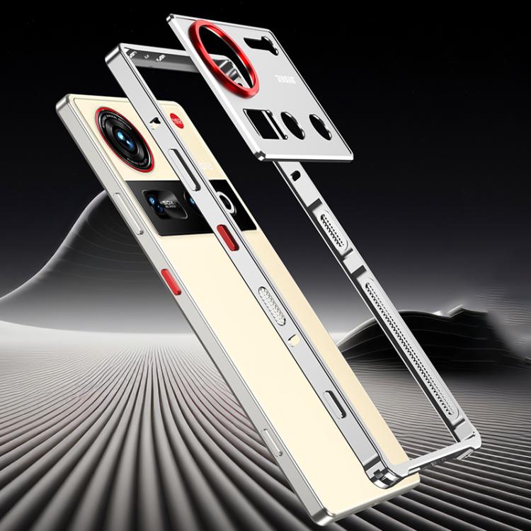 For ZTE nubia Z60 Ultra Metal Frame Heat Dissipation Phone Case with Camera Guard Ring