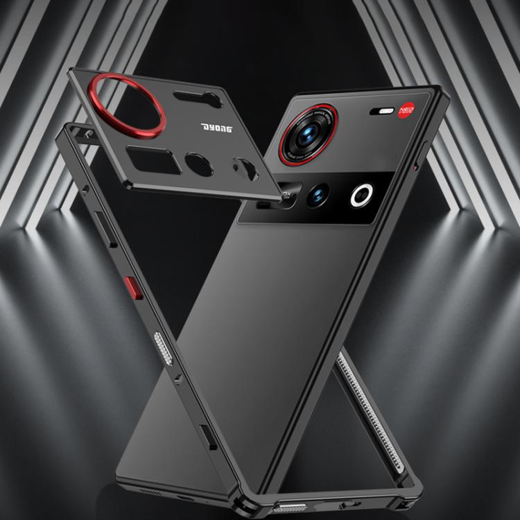 For ZTE nubia Z60 Ultra Metal Frame Heat Dissipation Phone Case with Camera Guard Ring