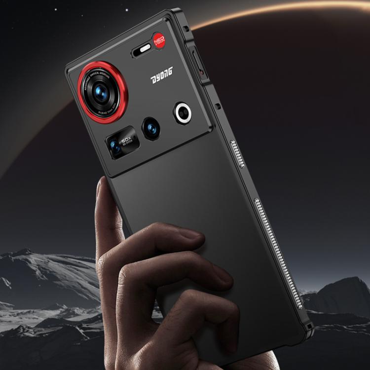 For ZTE nubia Z70 Ultra Metal Frame Heat Dissipation Phone Case with Camera Guard Ring