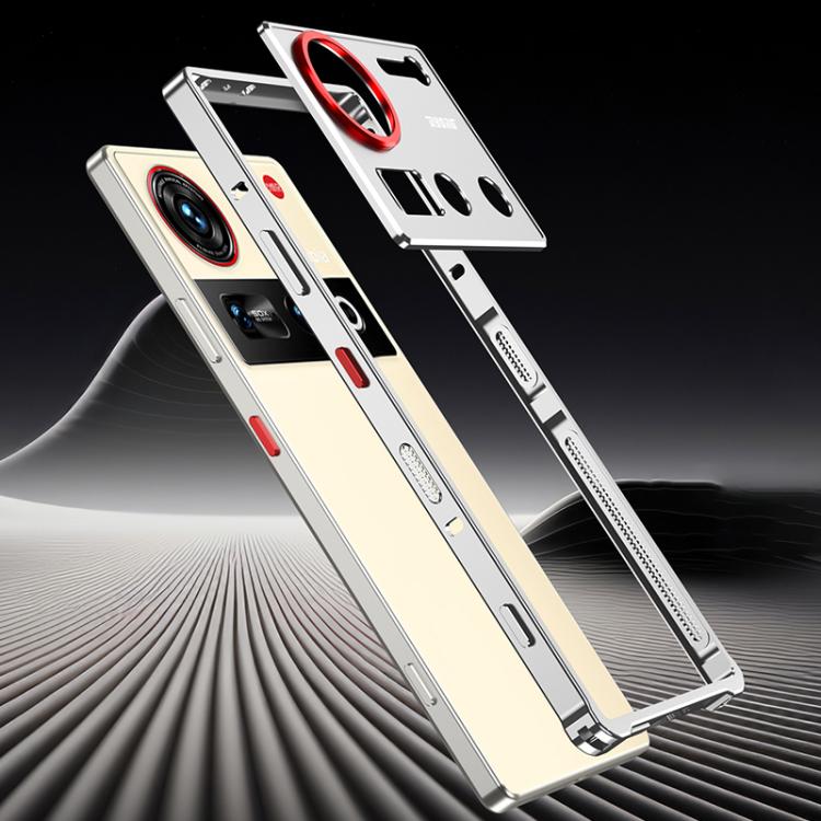 For ZTE nubia Z70 Ultra Metal Frame Heat Dissipation Phone Case with Camera Guard Ring