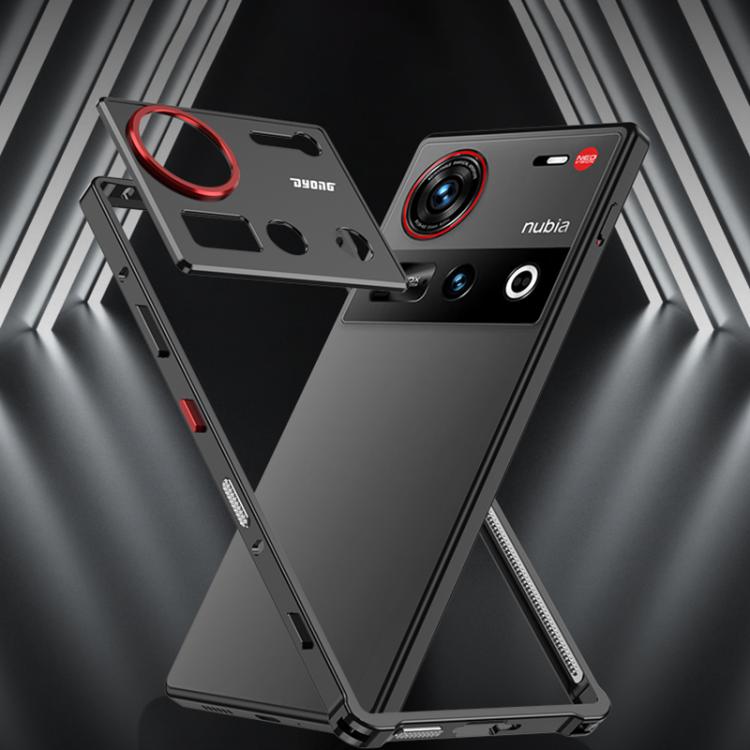 For ZTE nubia Z70 Ultra Metal Frame Heat Dissipation Phone Case with Camera Guard Ring