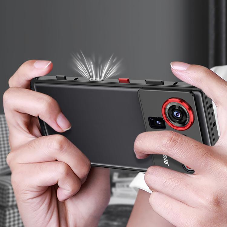 For ZTE nubia Z80 Ultra Metal Frame Heat Dissipation Phone Case with Camera Guard Ring