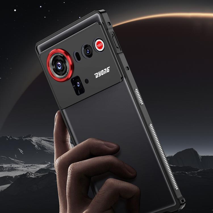 For ZTE nubia Z80 Ultra Metal Frame Heat Dissipation Phone Case with Camera Guard Ring