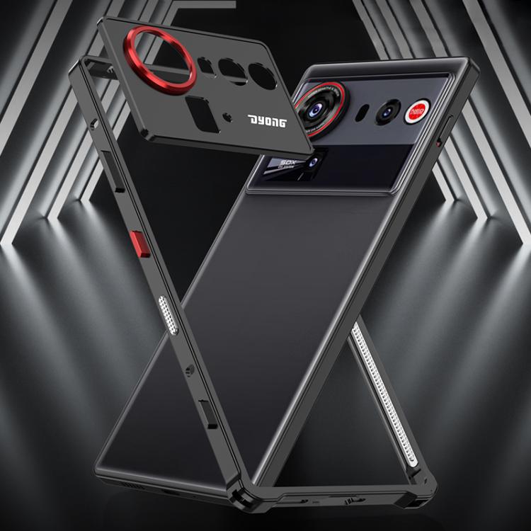 For ZTE nubia Z80 Ultra Metal Frame Heat Dissipation Phone Case with Camera Guard Ring