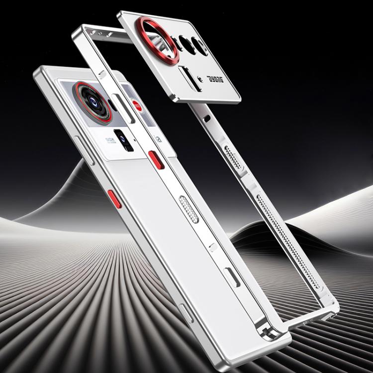 For ZTE nubia Z80 Ultra Metal Frame Heat Dissipation Phone Case with Camera Guard Ring
