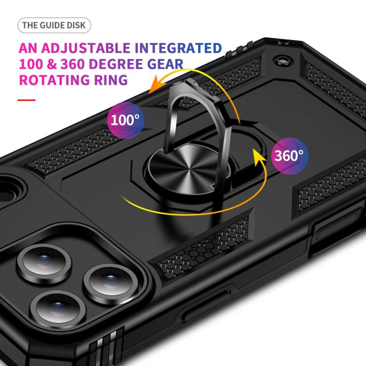 For iPhone Air Shockproof TPU Hybrid PC Phone Case with Holder