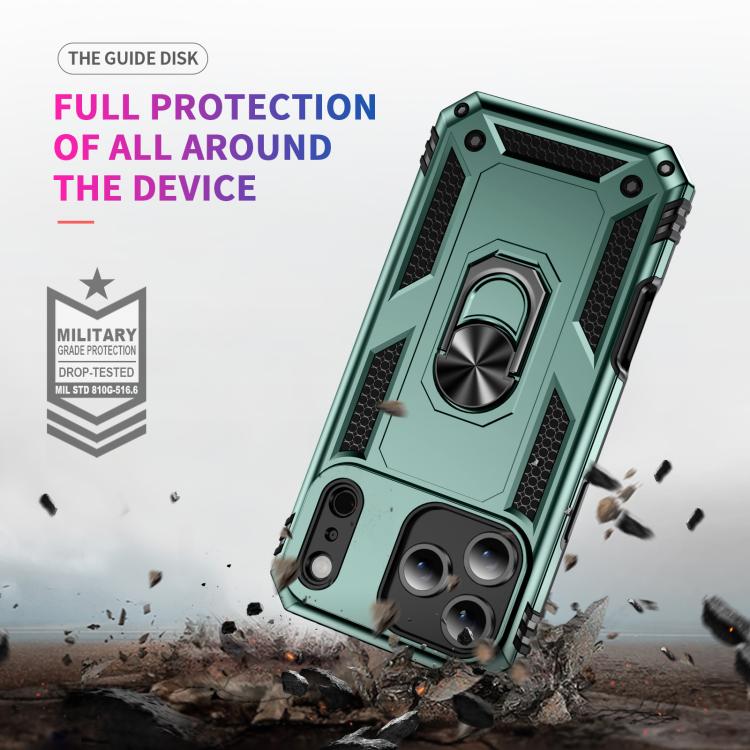 For iPhone Air Shockproof TPU Hybrid PC Phone Case with Holder