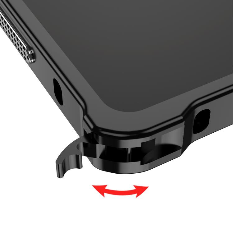 For Samsung Galaxy S25 Ultra 5G Metal Frame Heat Dissipation Phone Case with Camera Guard Ring