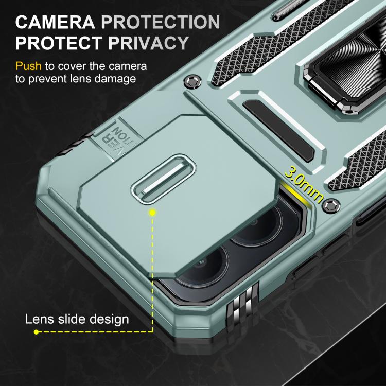For Redmi 15C 5G / 4G Global 171mm Armor PC Hybrid TPU Camera Shield Phone Case