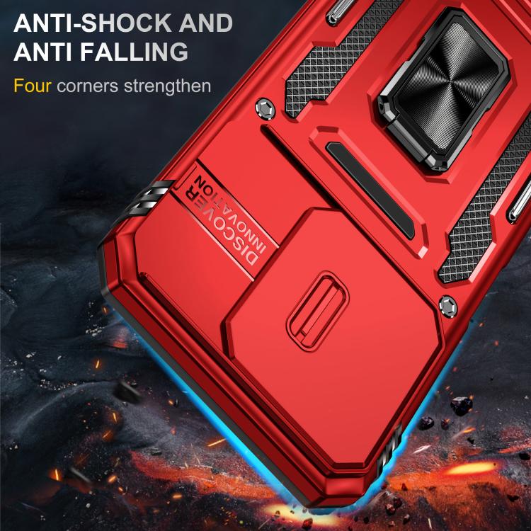 For Redmi 15C 5G / 4G Global 171mm Armor PC Hybrid TPU Camera Shield Phone Case