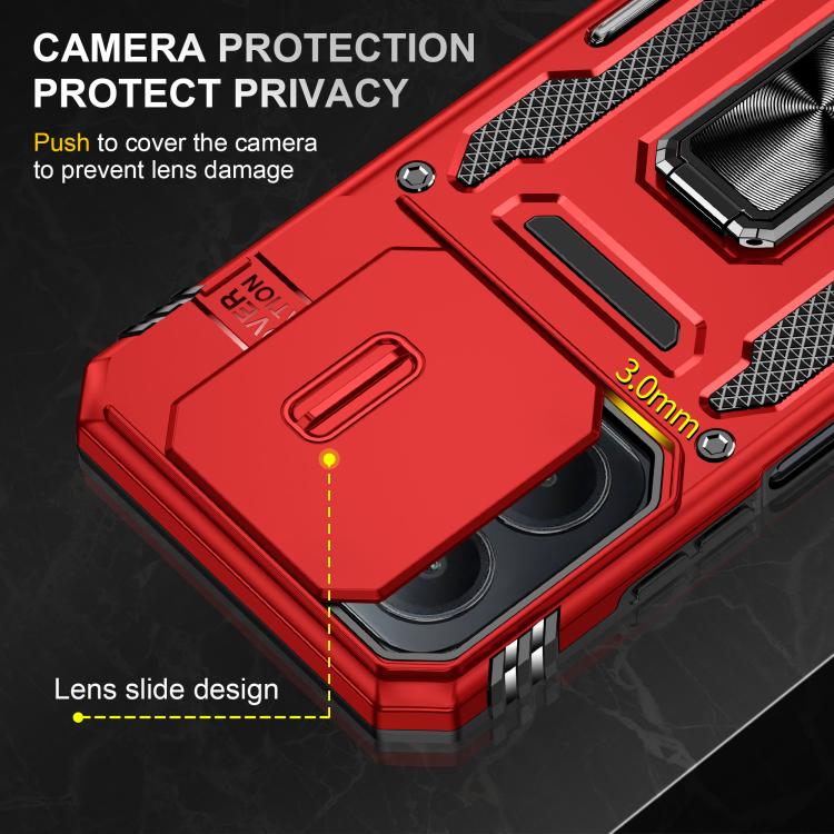 For Redmi 15C 5G / 4G Global 171mm Armor PC Hybrid TPU Camera Shield Phone Case