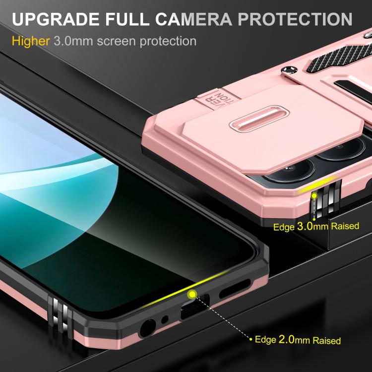 For Redmi 15C 5G / 4G Global 171mm Armor PC Hybrid TPU Camera Shield Phone Case