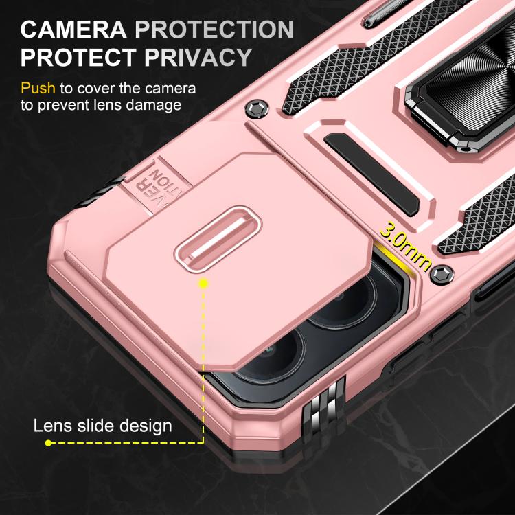 For Redmi 15C 5G / 4G Global 171mm Armor PC Hybrid TPU Camera Shield Phone Case