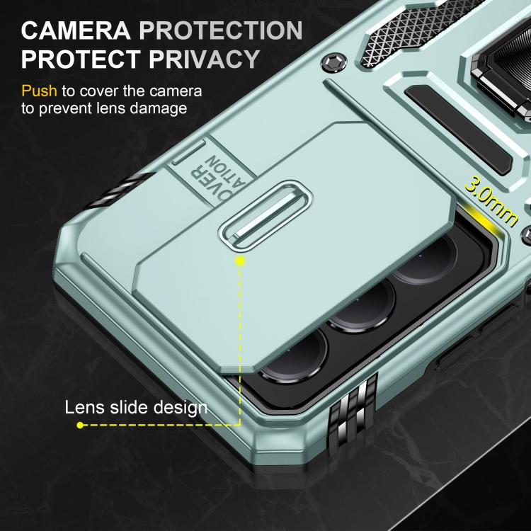 For Redmi 15 5G / 4G EU 171mm Armor PC Hybrid TPU Camera Shield Phone Case