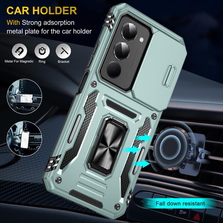 For Redmi 15 5G / 4G EU 171mm Armor PC Hybrid TPU Camera Shield Phone Case