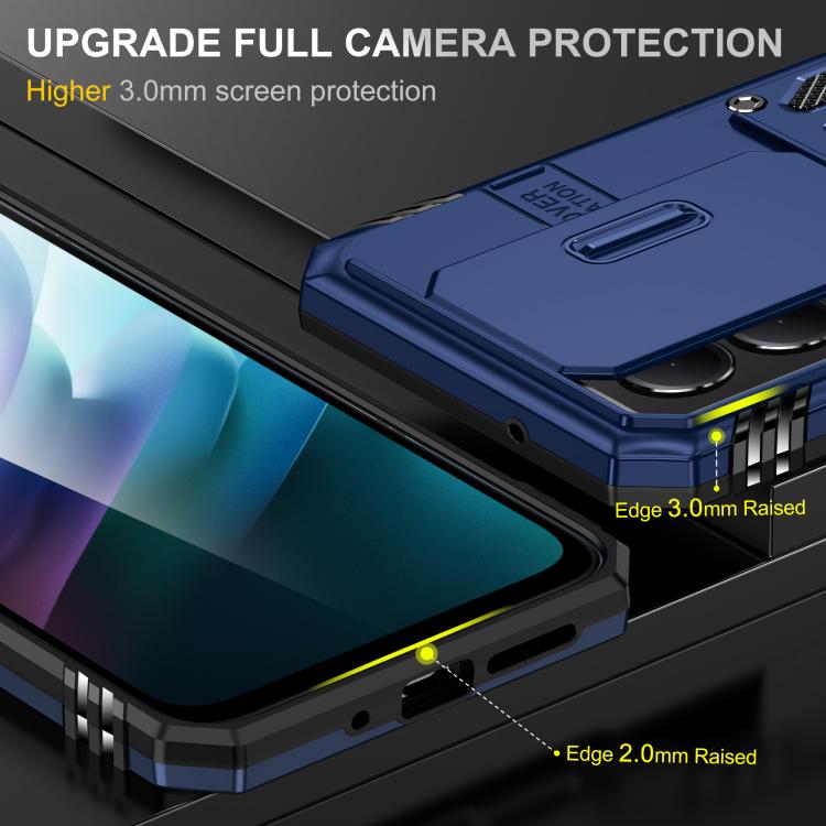For Redmi 15 5G / 4G EU 171mm Armor PC Hybrid TPU Camera Shield Phone Case
