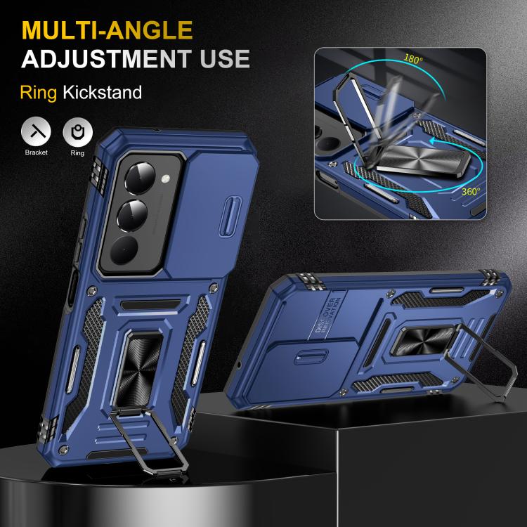 For Redmi 15 5G / 4G EU 171mm Armor PC Hybrid TPU Camera Shield Phone Case