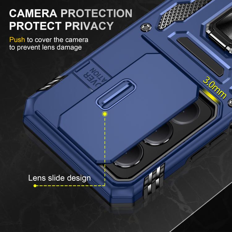 For Redmi 15 5G / 4G EU 171mm Armor PC Hybrid TPU Camera Shield Phone Case