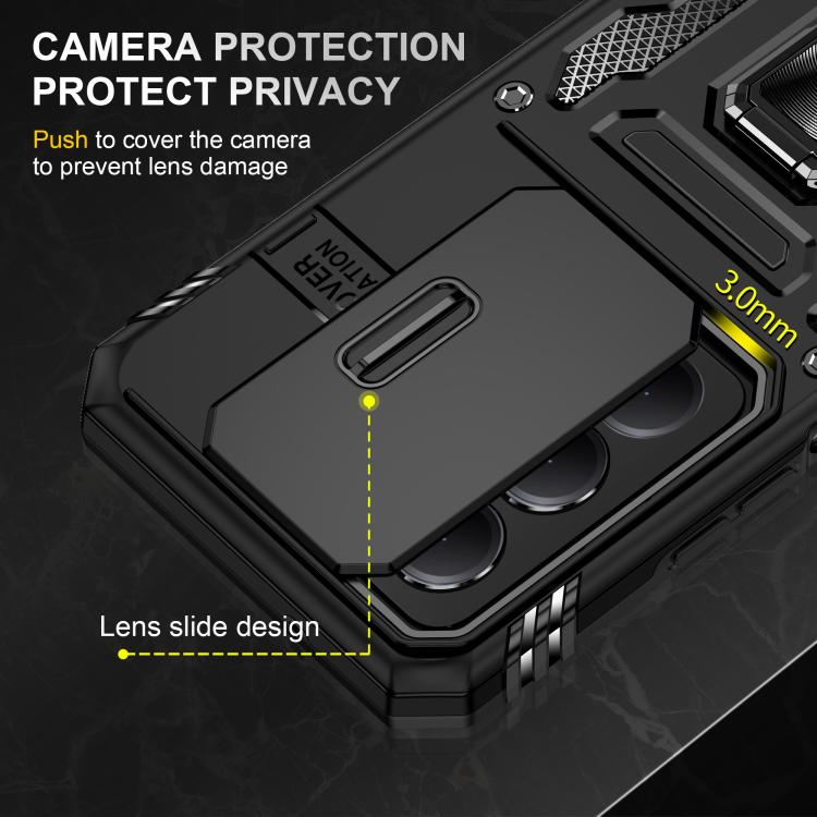 For Redmi 15 5G / 4G EU 171mm Armor PC Hybrid TPU Camera Shield Phone Case