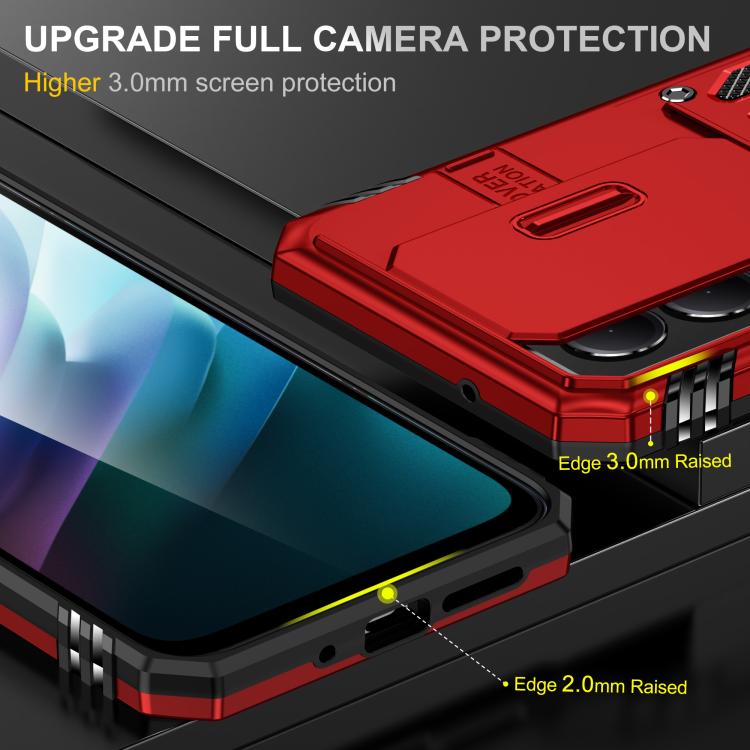 For Redmi 15 5G / 4G EU 171mm Armor PC Hybrid TPU Camera Shield Phone Case