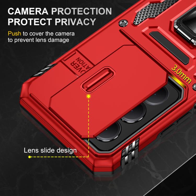 For Redmi 15 5G / 4G EU 171mm Armor PC Hybrid TPU Camera Shield Phone Case