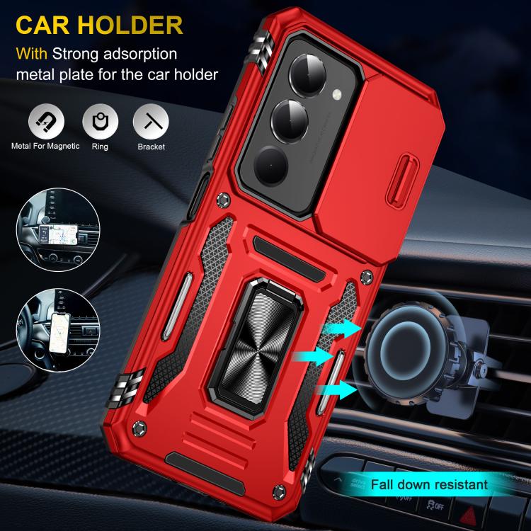 For Redmi 15 5G / 4G EU 171mm Armor PC Hybrid TPU Camera Shield Phone Case