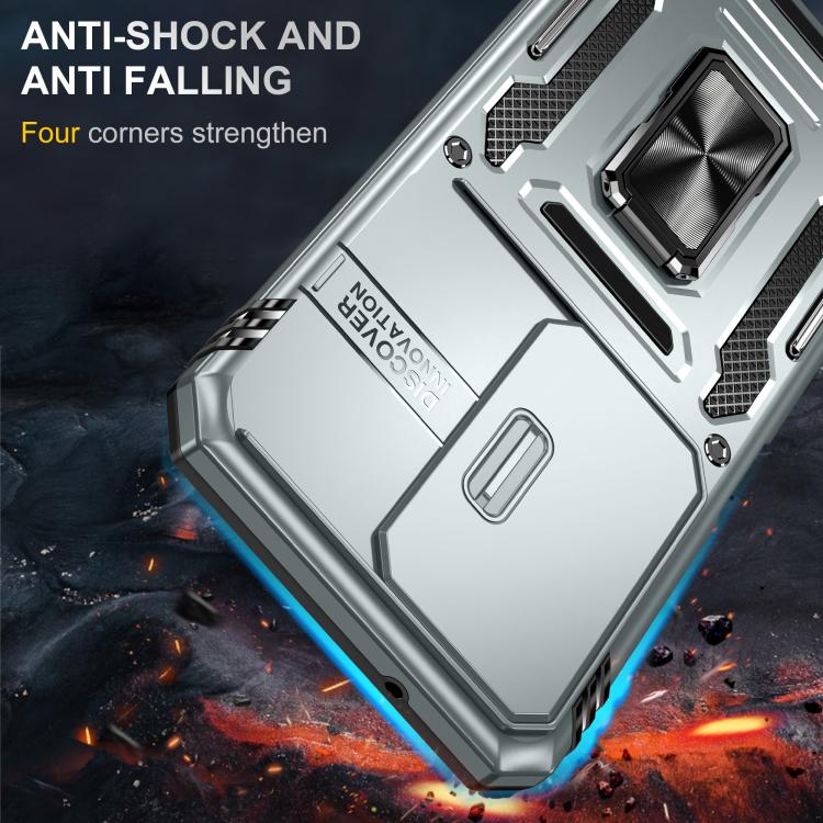 For Redmi 15 5G / 4G EU 171mm Armor PC Hybrid TPU Camera Shield Phone Case