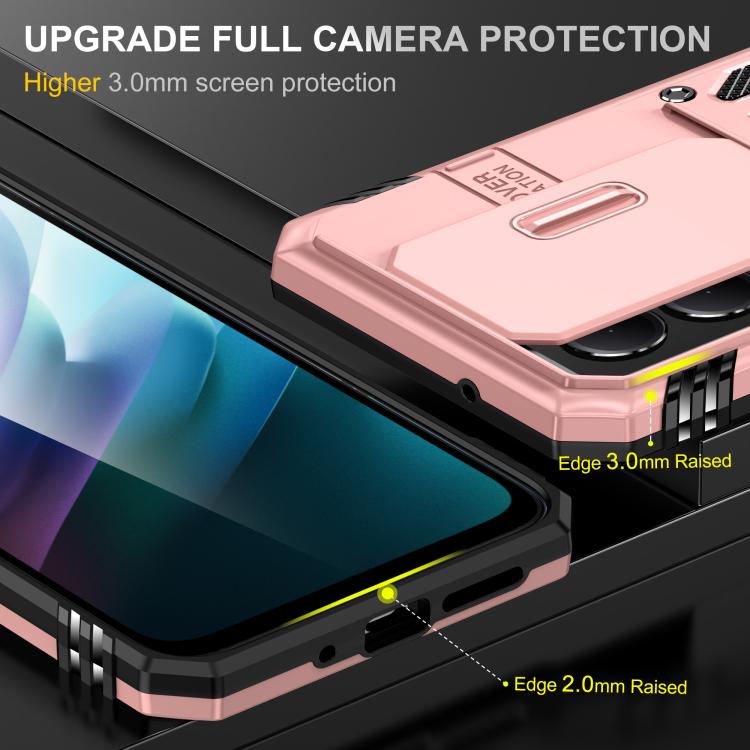 For Redmi 15 5G / 4G EU 171mm Armor PC Hybrid TPU Camera Shield Phone Case