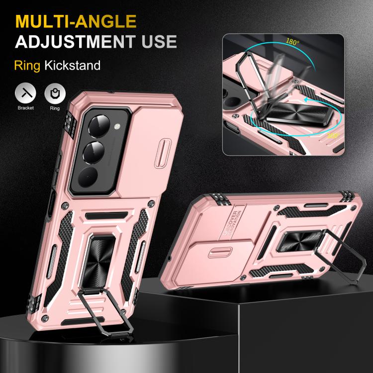 For Redmi 15 5G / 4G EU 171mm Armor PC Hybrid TPU Camera Shield Phone Case