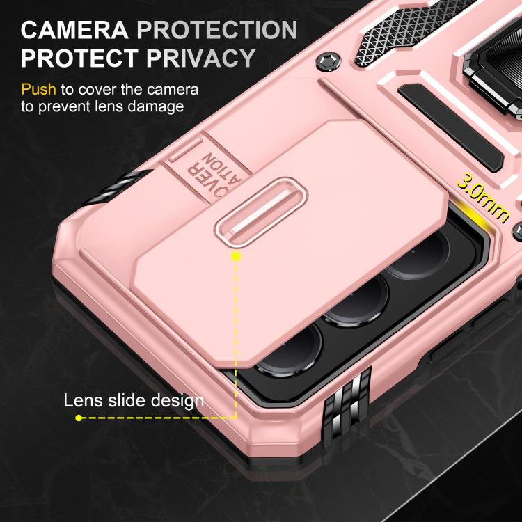 For Redmi 15 5G / 4G EU 171mm Armor PC Hybrid TPU Camera Shield Phone Case